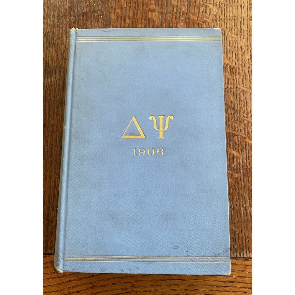 Antique 1906 DELTA PSI Catalog Book Members of the Fraternity Revised Corrected